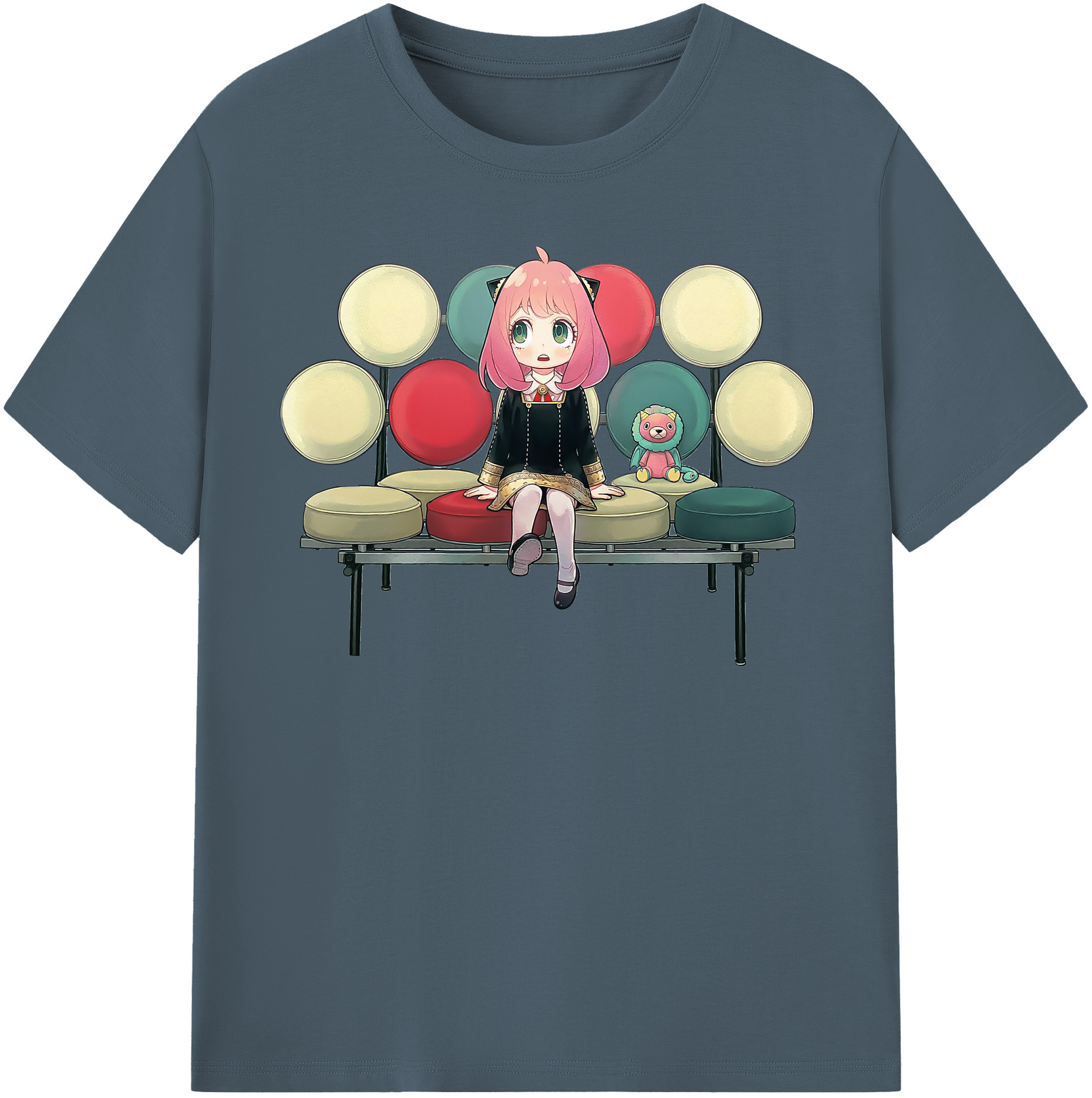 （画像用） SPY×FAMILY间谍家家酒 綿100％半袖Tシャツ（フロントプリント）